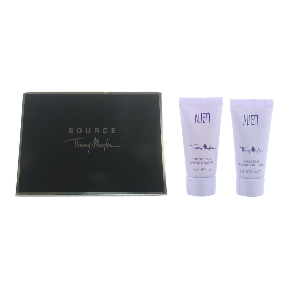 Mugler Alien 2 Piece Shower Gel 8ml -  Body Lotion 8ml