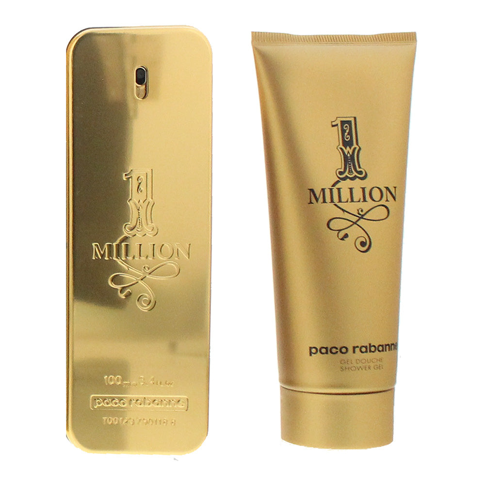 Paco Rabanne 1 Million 2 Piece Gift Set: Eau de Toilette 100ml - Shower Gel 100m - Product