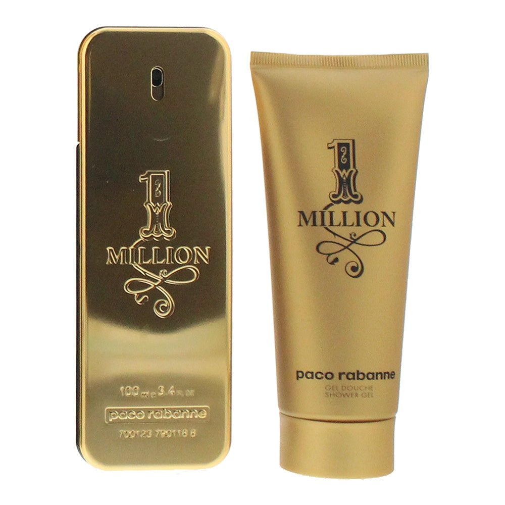 Paco Rabanne 1 Million 2 Piece Gift Set: Eau de Toilette 100ml - Shower Gel 100m - Product