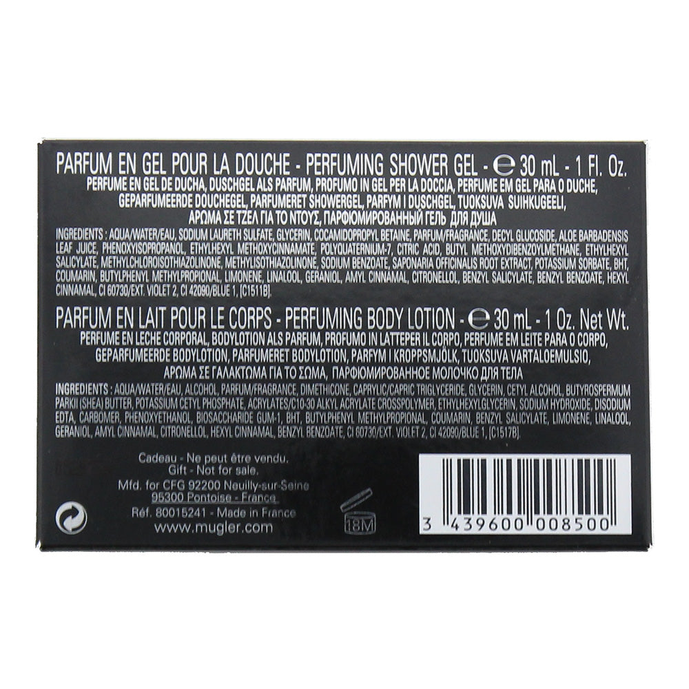 Mugler Angel 2 Piece Shower Gel 30ml - Body Lotion 30ml