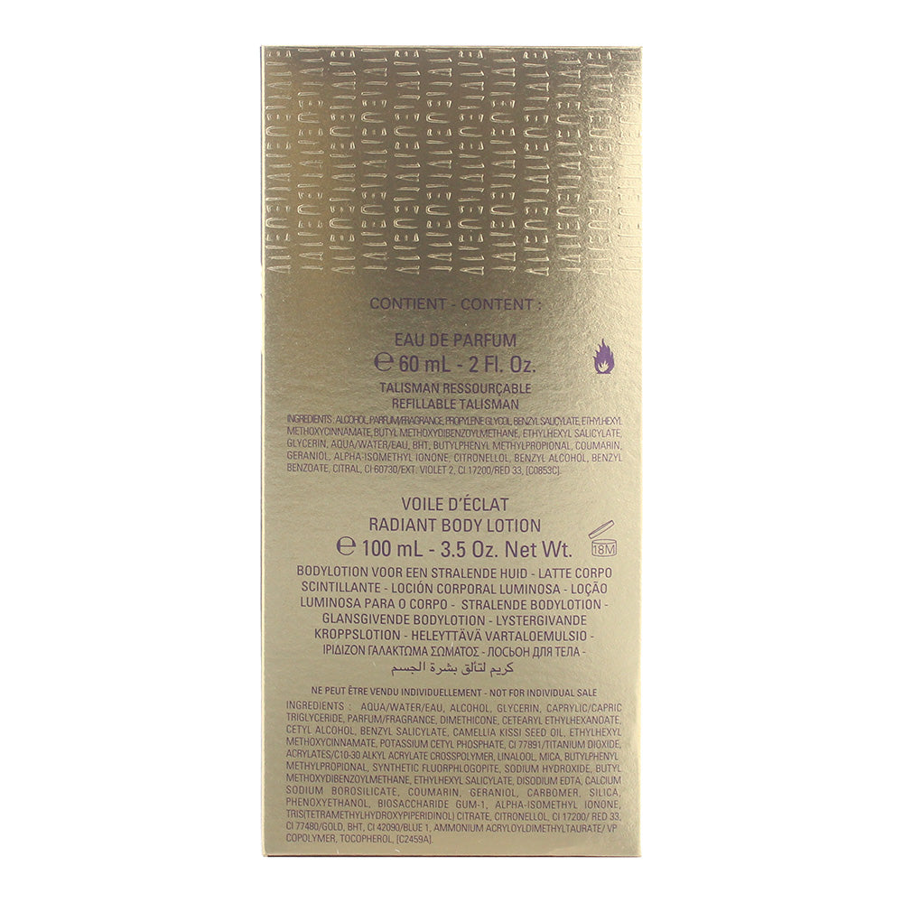 Mugler Alien 2 Piece Eau De Parfum 60ml -  Body Lotion 100ml