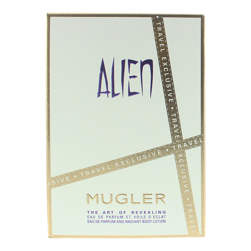 Mugler Alien 2 Piece Eau de Parfum 60ml -  Body Lotion 100ml - Box