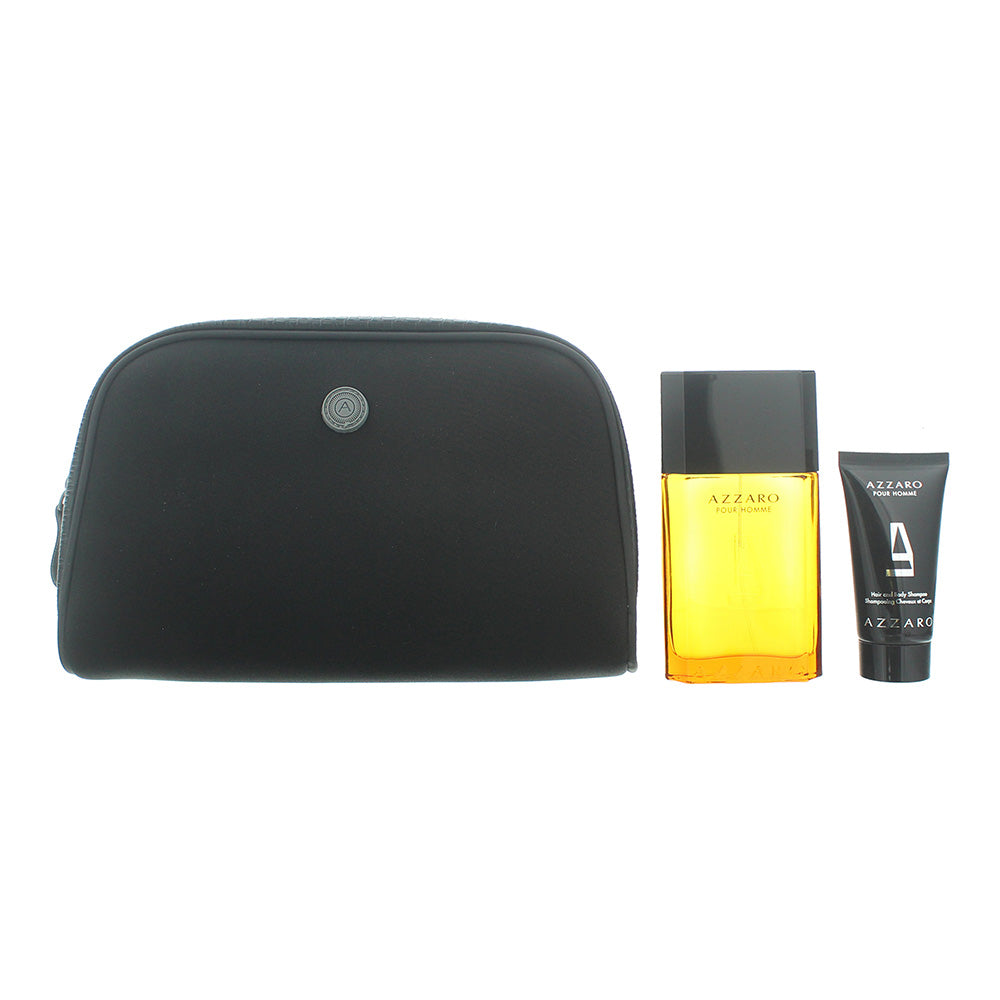 Azzaro Pour Homme 3 Piece Eau de Toilette 100ml -  Shower Gel 50ml - Toiletry Ba - Product
