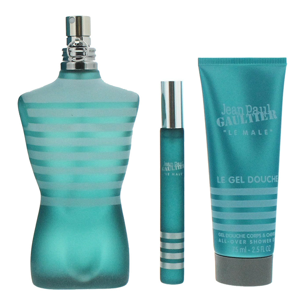 Jean Paul Gaultier Le Male Eau de Toilette 3 Piece Gift Set: Eau de Toilette 125 - Product