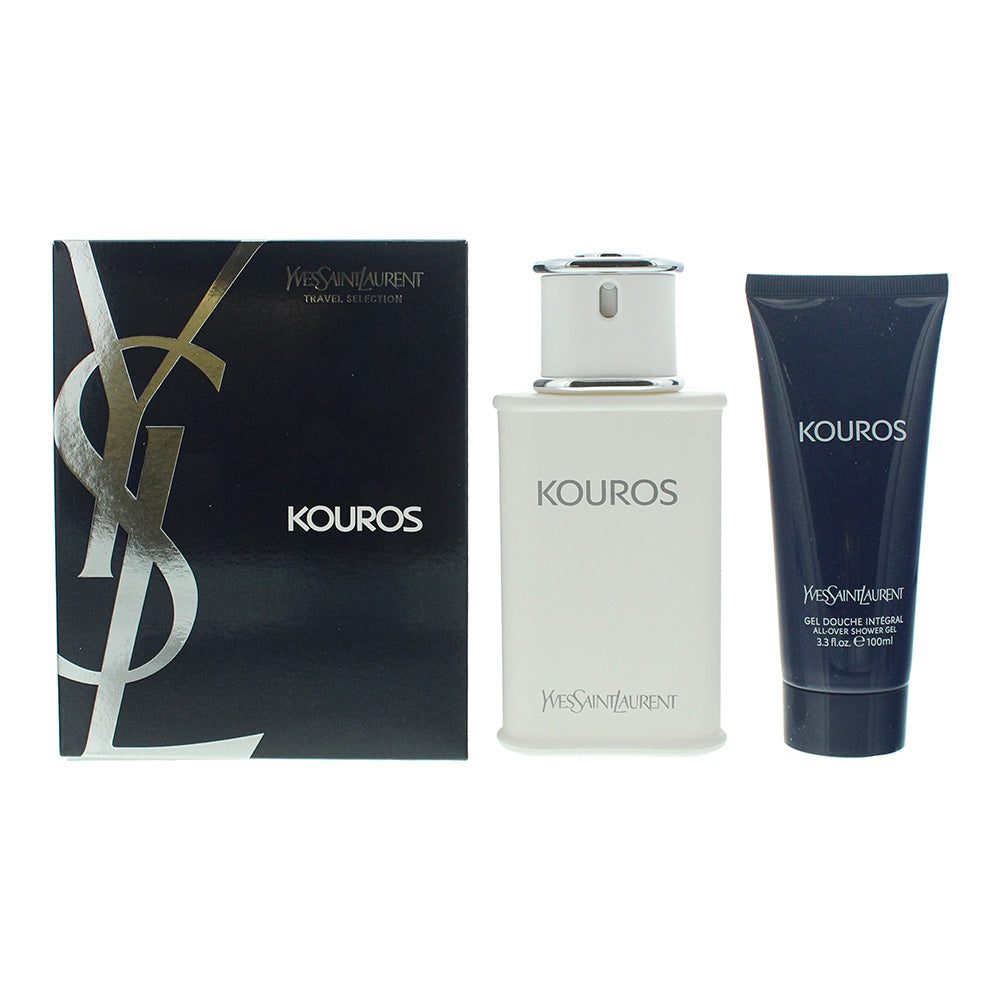Yves Saint Laurent Kouros Eau De Toilette 2 Piece Gift Set: Eau De Toilette 100ml - Shower Gel 100ml