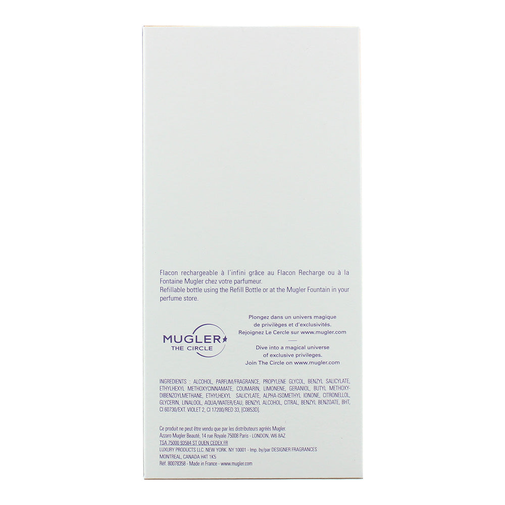 Mugler Alien Refillable Eau de Parfum 90ml - Ingredients