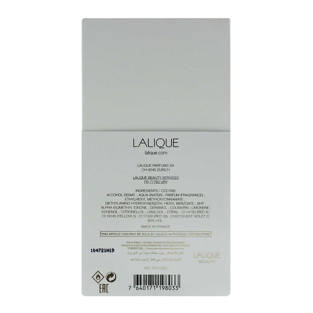 Lalique Les Compositions Parfumees Infinite Shine Eau De Parfum 100ml
