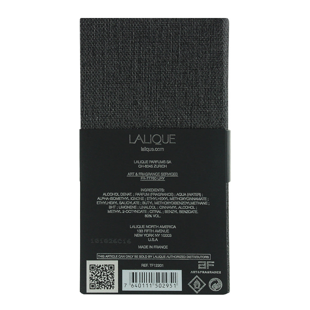 Lalique Les Compositions Parfumees Chypher Silver Eau De Parfum 100ml