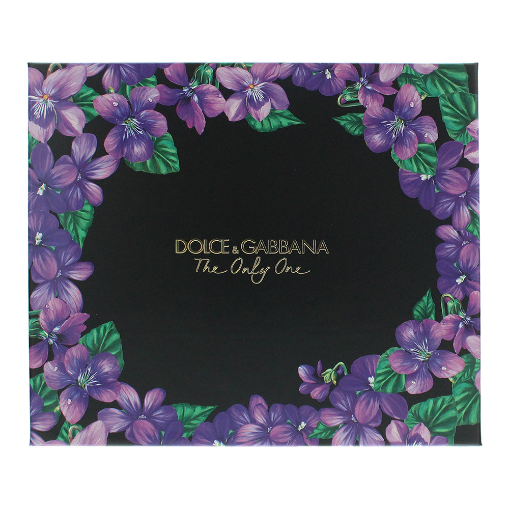 Dolce & Gabbana The Only One 3 Piece Eau de Parfum 100ml + Eau de Parfum 7.5ml + - Box