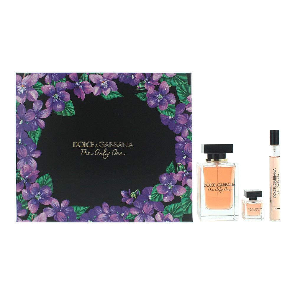 Dolce & Gabbana The Only One 3 Piece Eau de Parfum 100ml + Eau de Parfum 7.5ml +