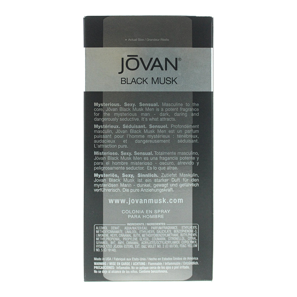 Jovan Black Musk For Men Cologne 88ml