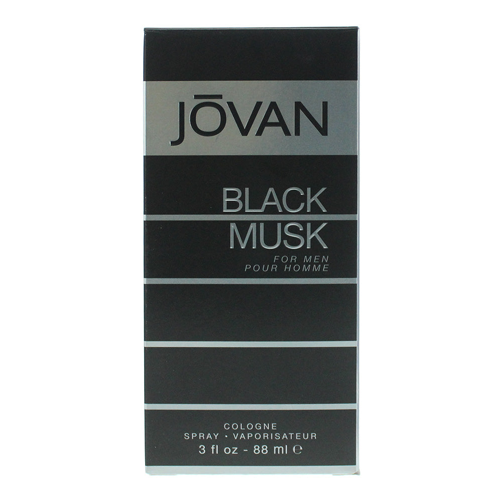 Jovan Black Musk For Men Cologne 88ml - Box