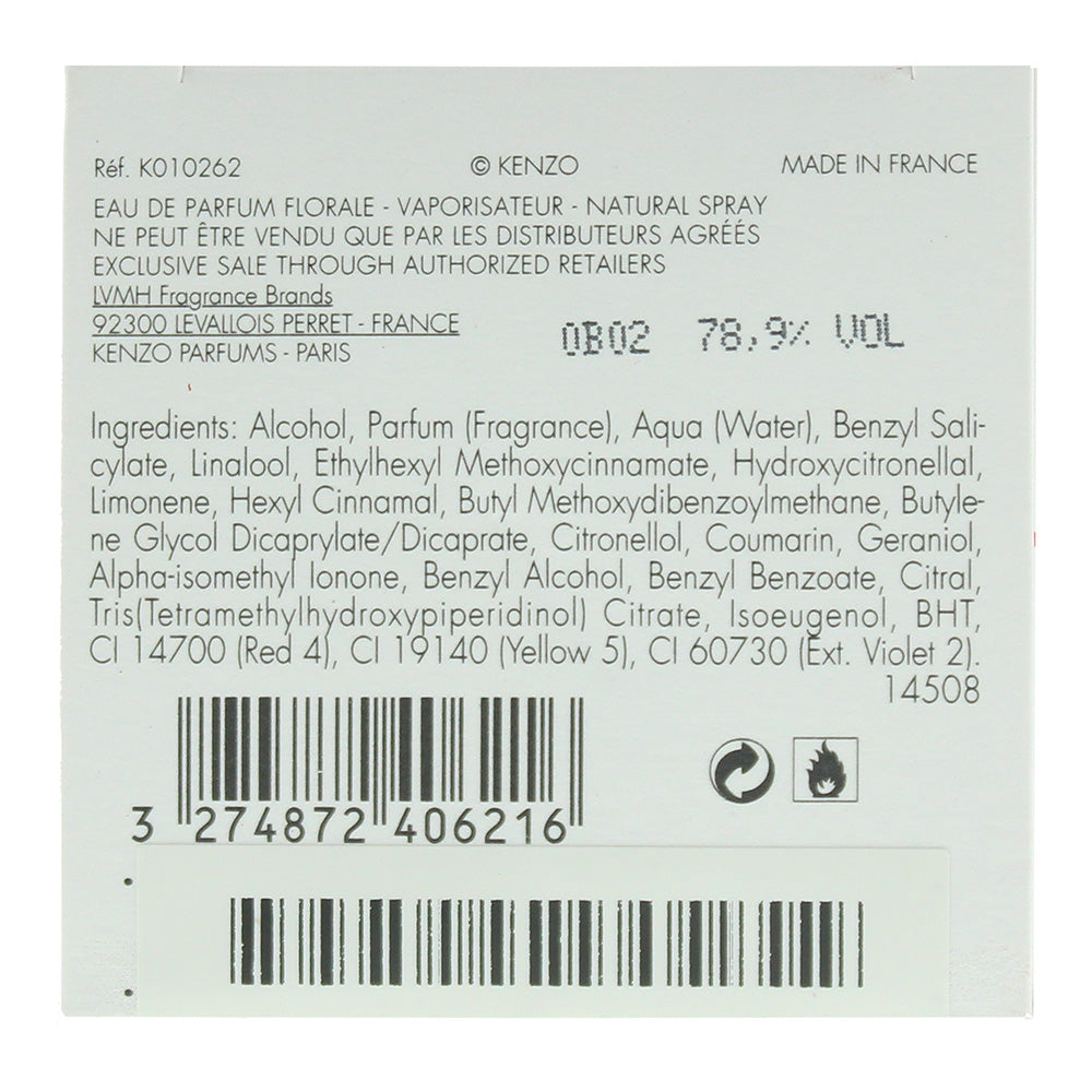 Kenzo Flower Poppy Bouquet Eau De Parfum 100ml