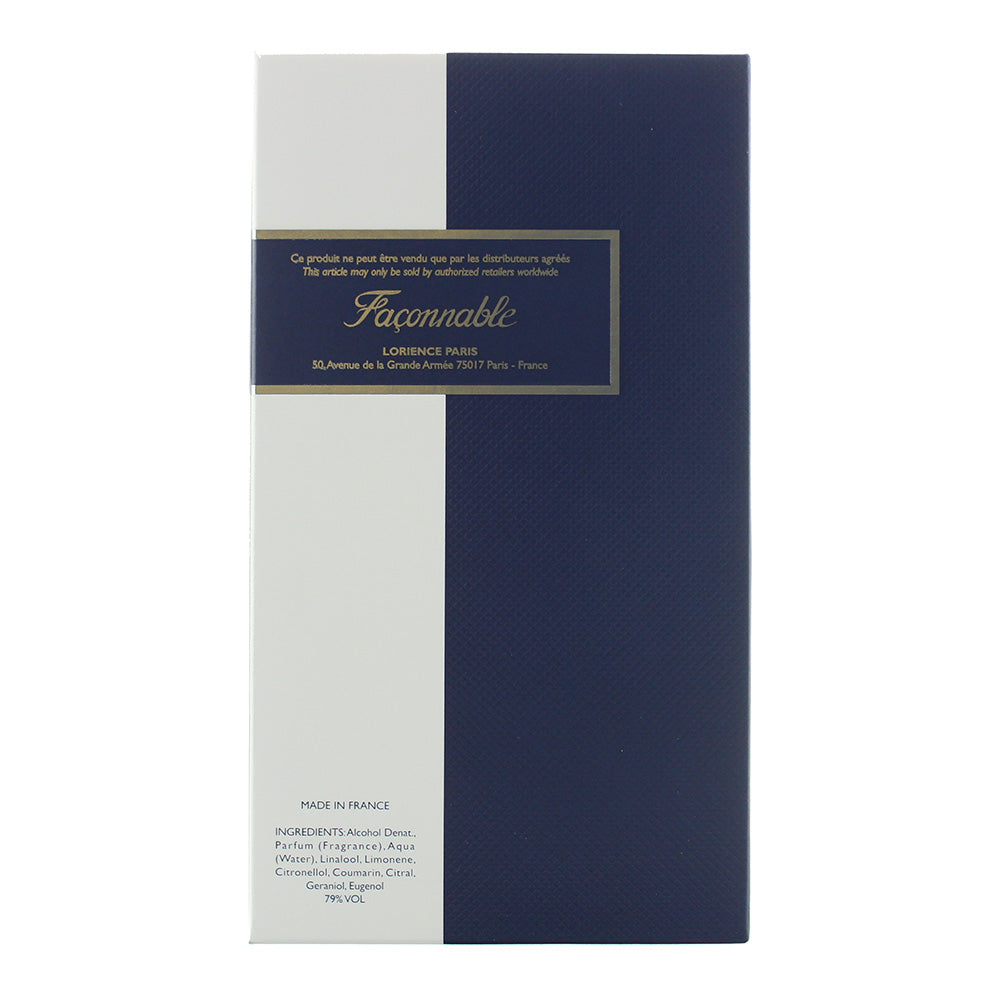 Faconnable Riviera Eau de Parfum 90ml - Ingredients