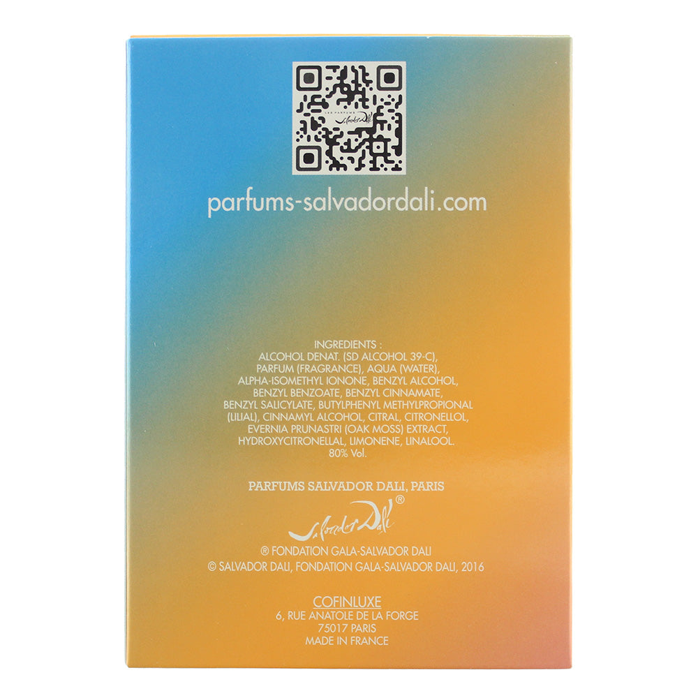 Salvador Dali Sunrise In Cadaques Eau de Toilette 100ml - Ingredients