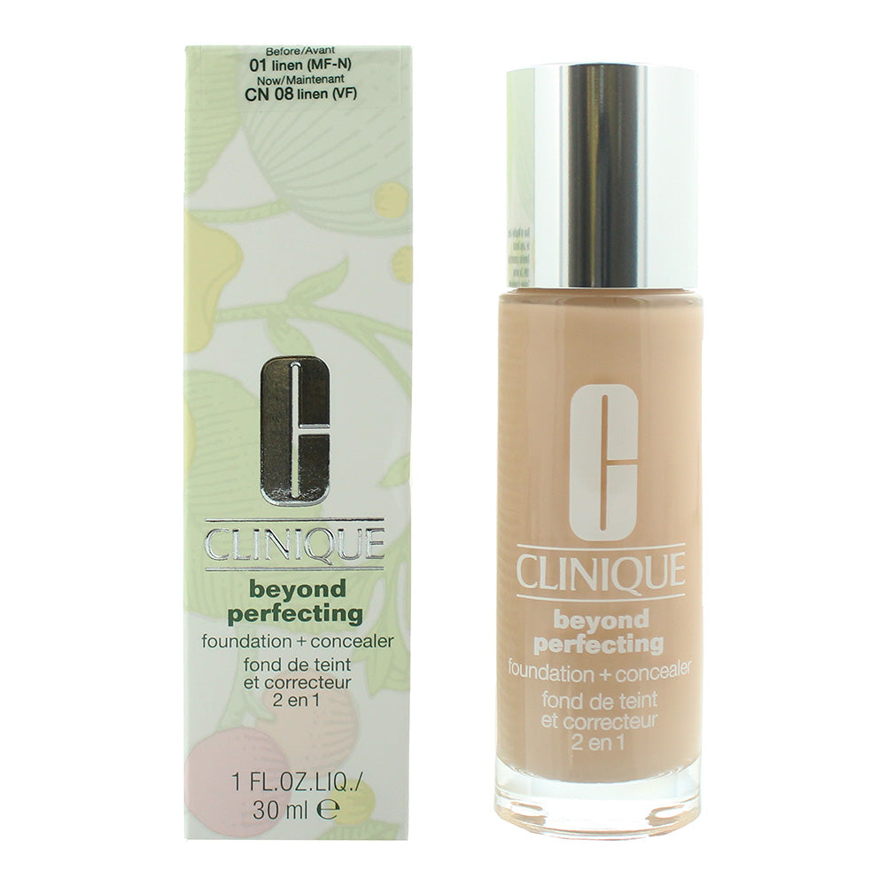Clinique Beyond Perfecting 01 Linen Foundation + Concealer 30ml