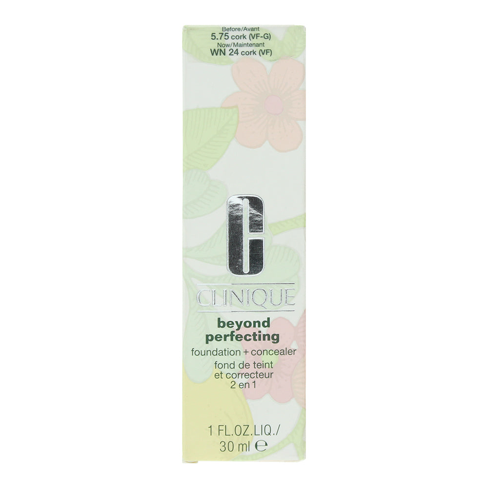 Clinique Beyond Perfecting 575 Cork Foundation + Concealer 30ml - Box