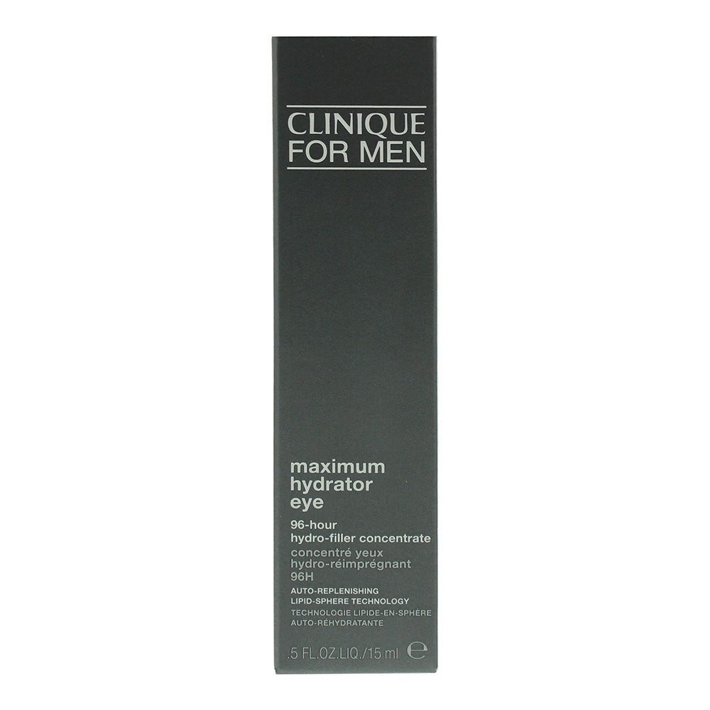 Clinique For Men Maximum Hydrator Eye 96-hour Hydro-filler Concentrate 15ml - Box