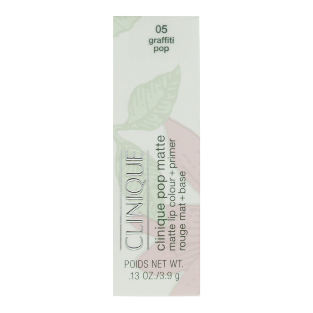 Clinique Pop Matte 05 Graffiti Pop Lip Colour + Primer 3.9g - Box