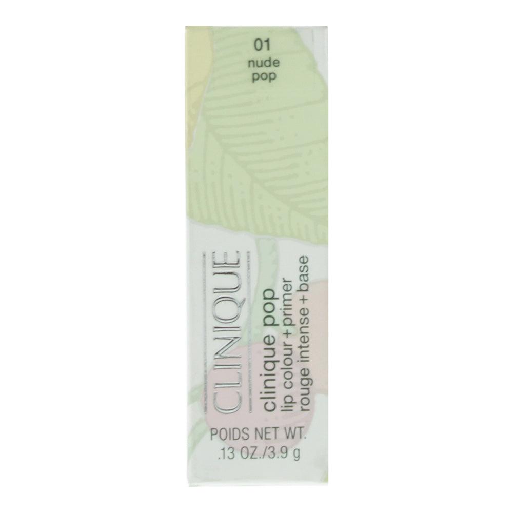 Clinique Pop Nude Pop Lip Colour + Primer 3.9g - Box
