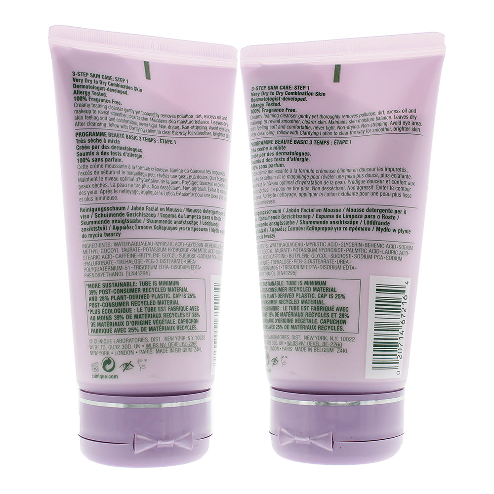 Clinique All About Clean Foaming Facial Soap 150ml Very Dry To Combination Skin