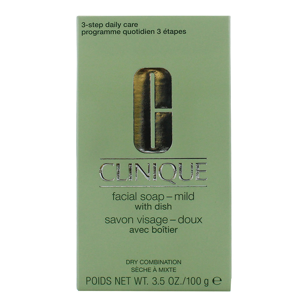 Clinique Facial Soap Mild With Dish 100g - Box