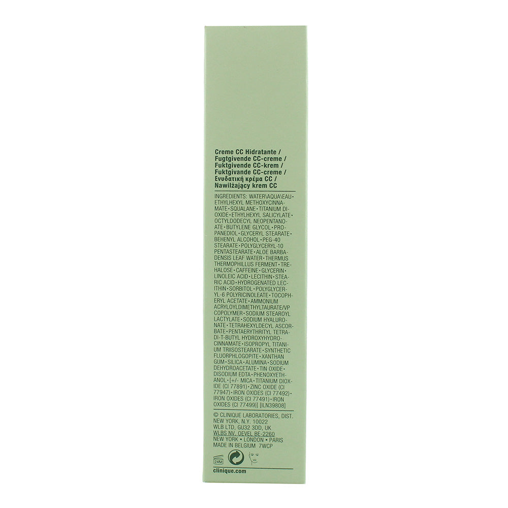Clinique Moisture Surge Spf30 Hydrating Color Corrector Cc Cream 40ml Light - Ingredients