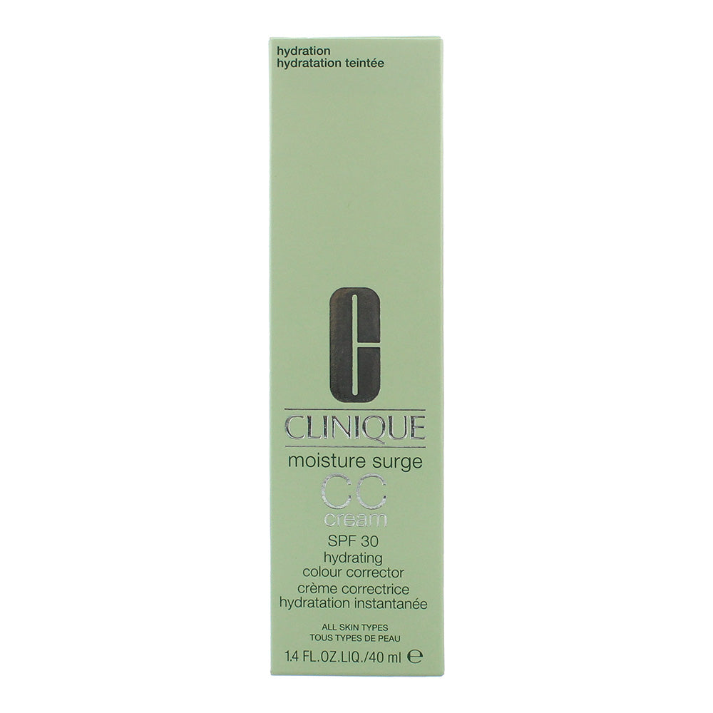 Clinique Moisture Surge Spf30 Hydrating Color Corrector Cc Cream 40ml Light - Box