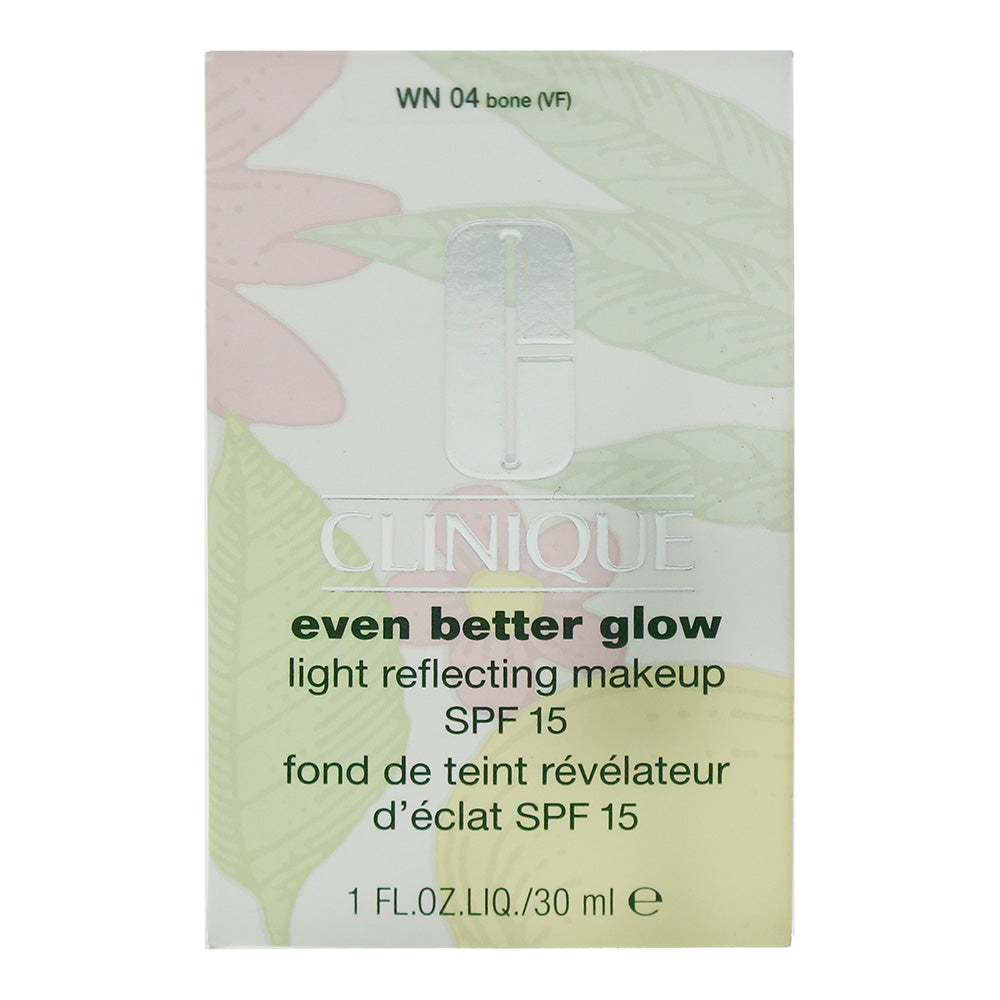 Clinique Even Better Glow Light Reflecting Spf 15 Wn 04 Bone Foundation 30ml - Box