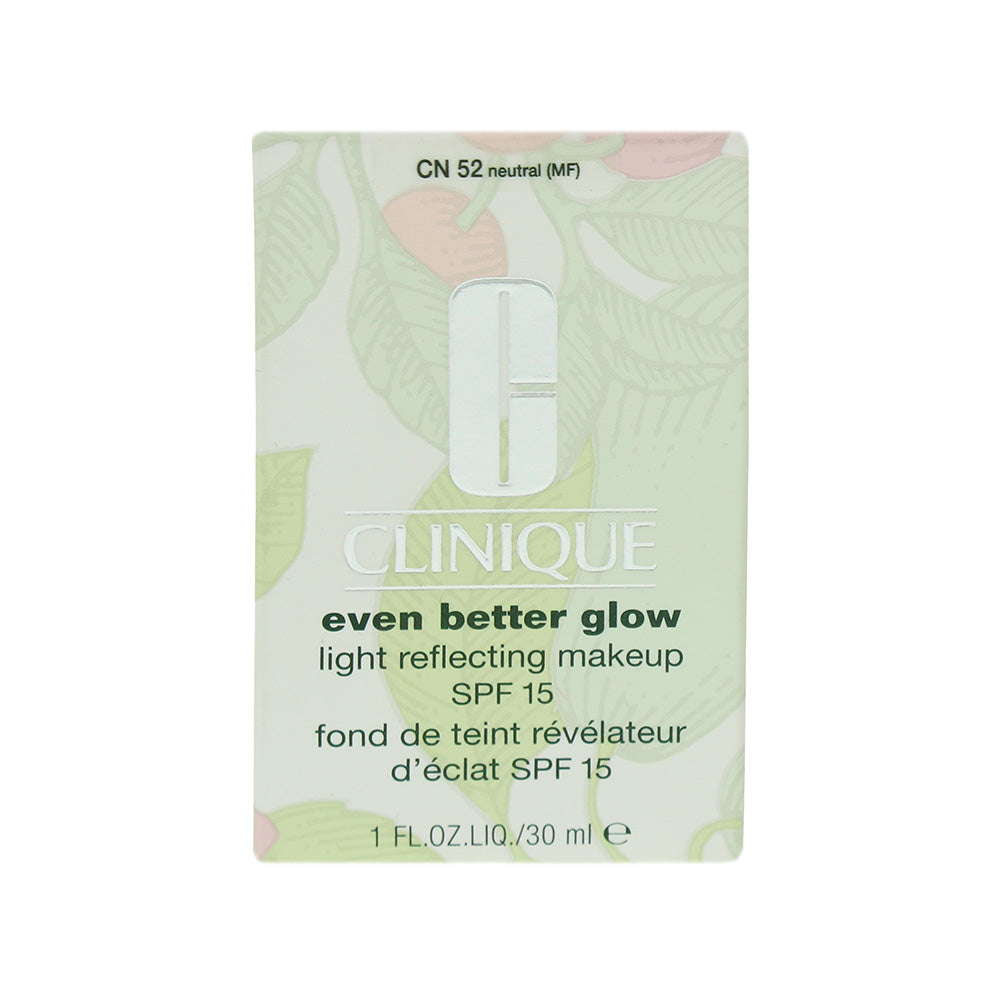 Clinique Even Better Glow Light Reflecting Spf15 52 Neutral Foundation 30ml - Box