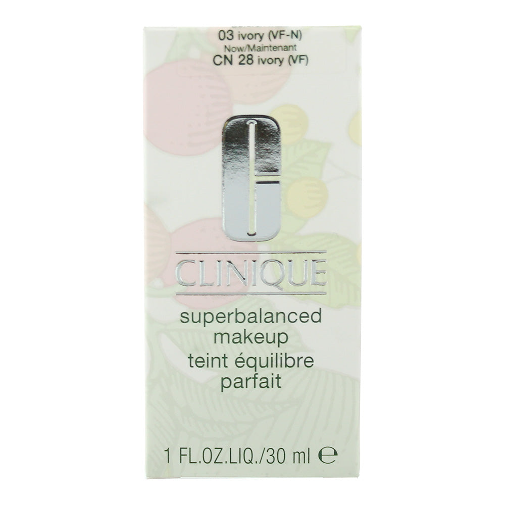 Clinique Superbalanced Makeup 03 Cn 28 ivory Foundation 30ml - Box