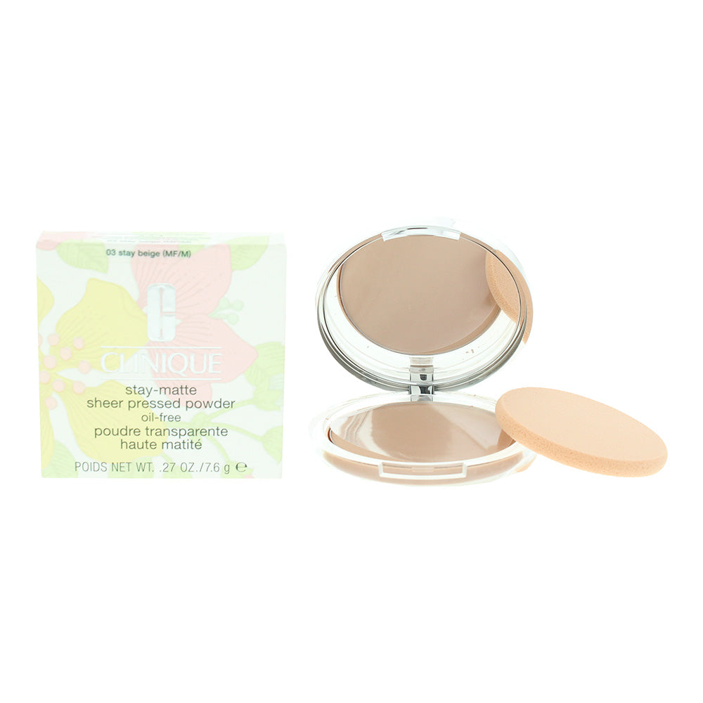 Clinique Stay Matte Pressed Powder 03 Stay Beige 7.6g