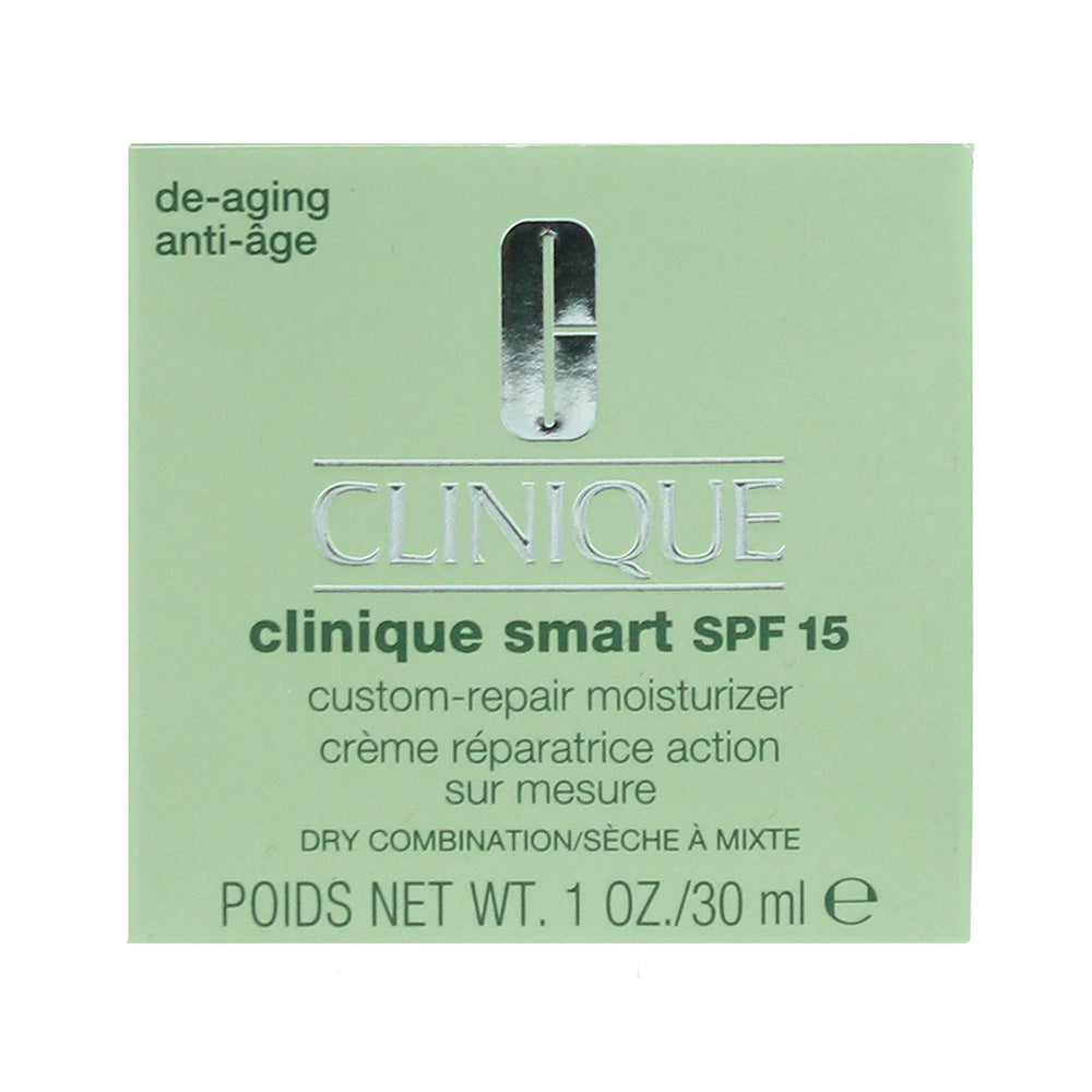 Clinique Smart Spf15 Custom repair Moisturiser Dry Combination 30ml - Box