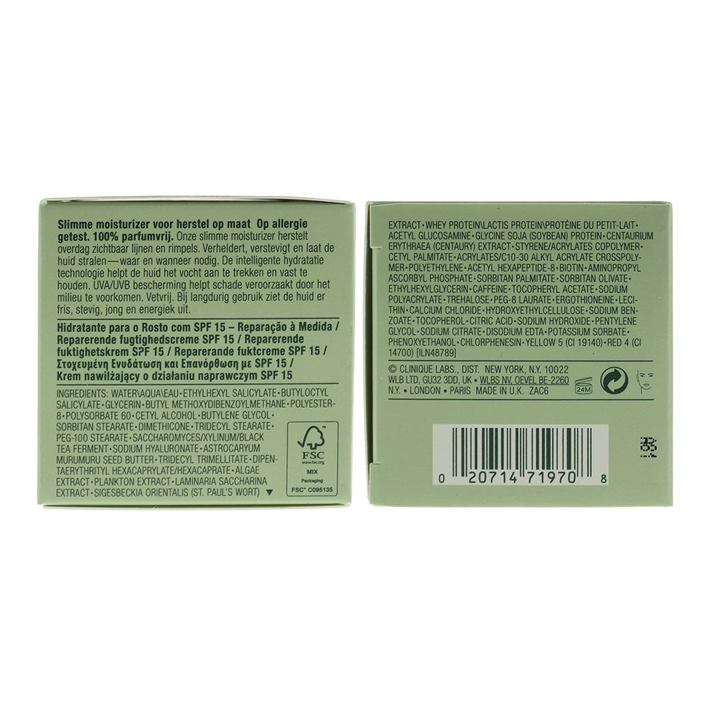 Clinique Smart SPF 15 Combination Oily To Oily Custom-Repair Moisturiser 30ml