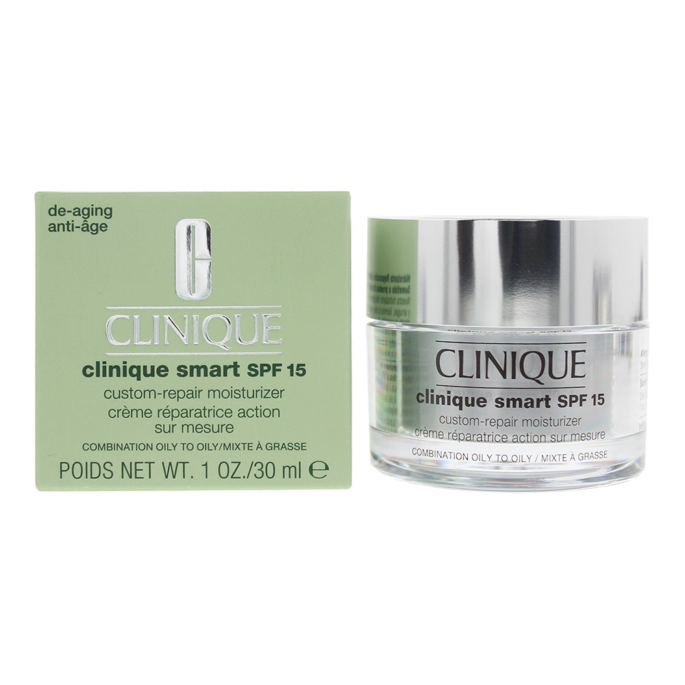 Clinique Smart SPF 15 Combination Oily To Oily Custom-Repair Moisturiser 30ml