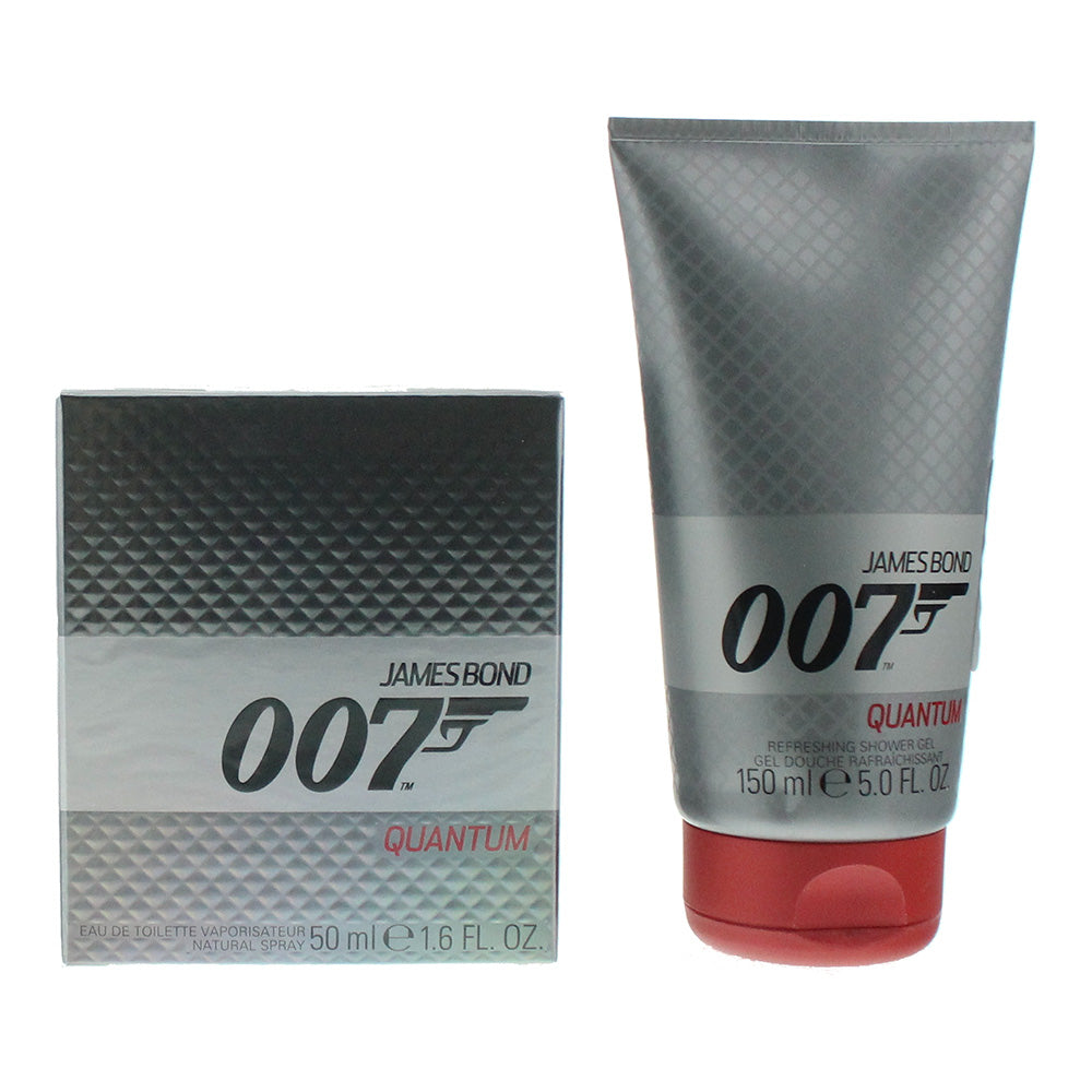 James Bond 007 Quantum 2 Piece Gift Set: Eau de Toilette 50ml - Shower Gel 150ml - Product