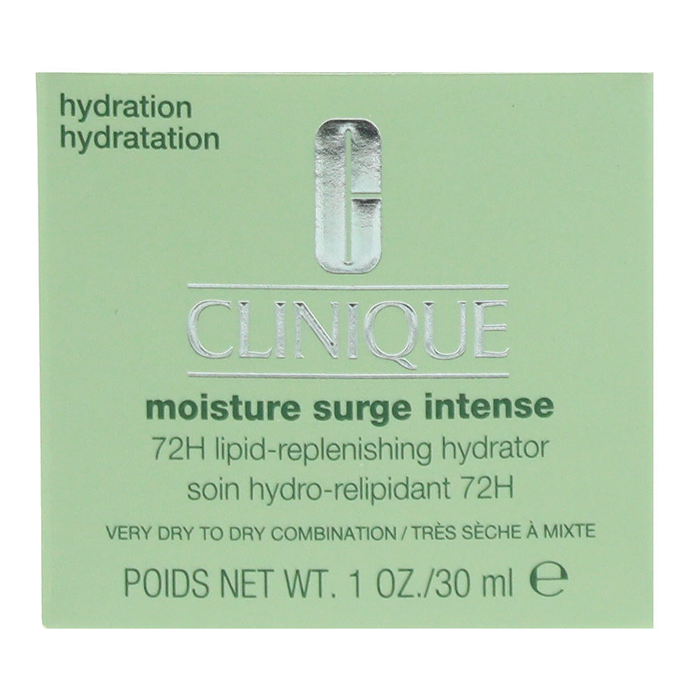 Clinique Moisture Surge Intense 72H Lipid Replenishing Hydrator 30ml - Box
