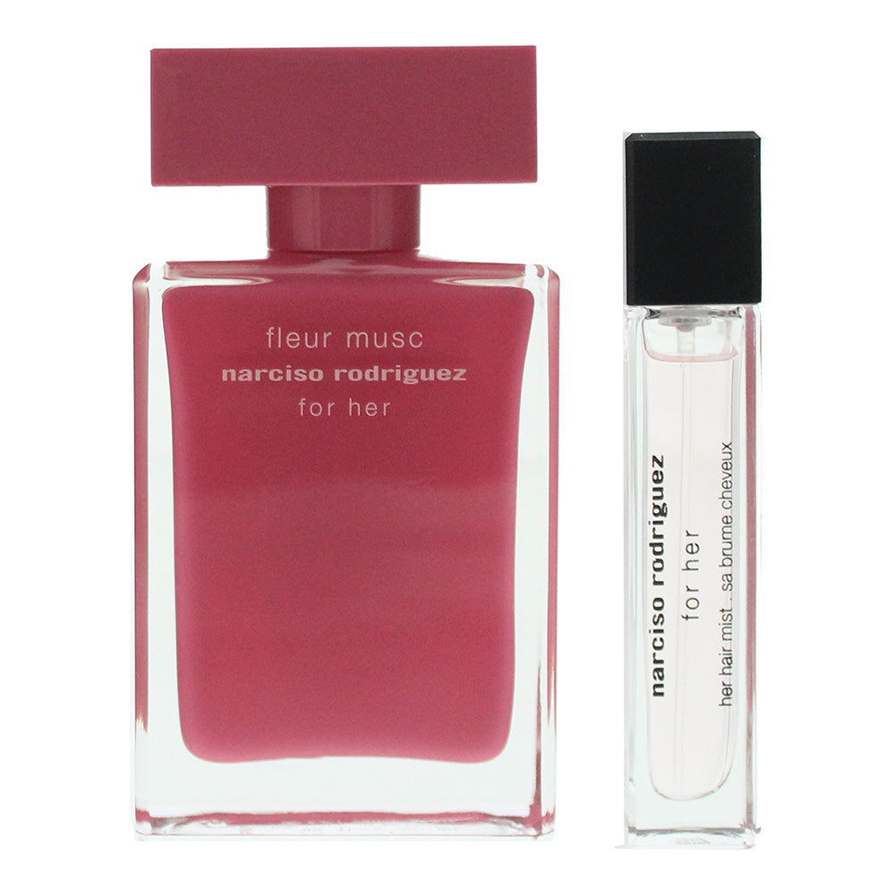 Narciso Rodriguez For Her Fleur Musc 2 Piece Gift Set: Eau de Parfum 50ml - Hair Mist 10ml - Product