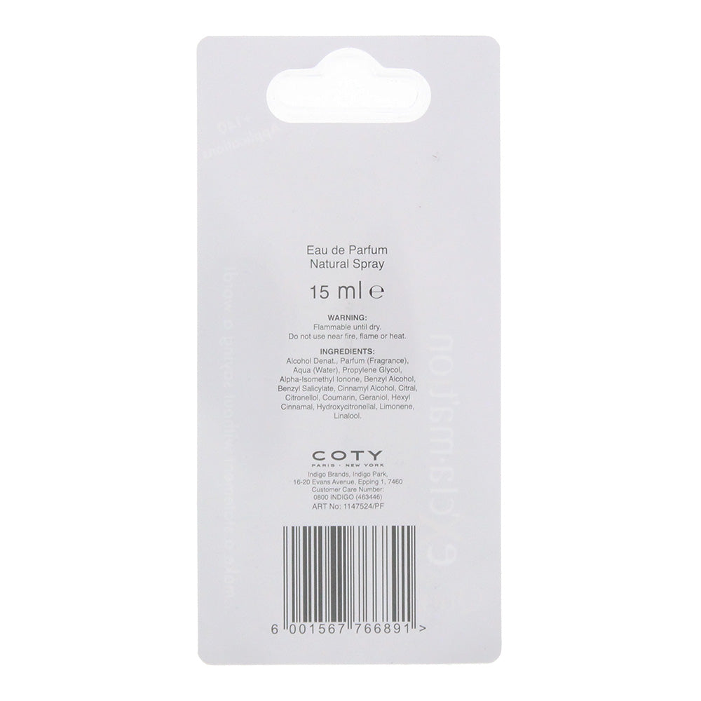 Coty Ex'cla·Ma'tion Queen Eau de Parfum 15ml Blister Pack