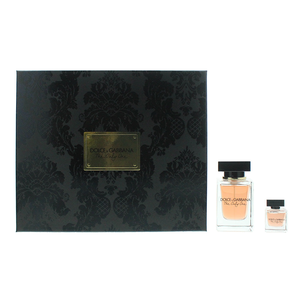 Dolce & Gabbana The Only One Eau De Parfum 2 Piece Gift Set: Eau De Parfum 50ml - Eau De Parfum 7.5ml
