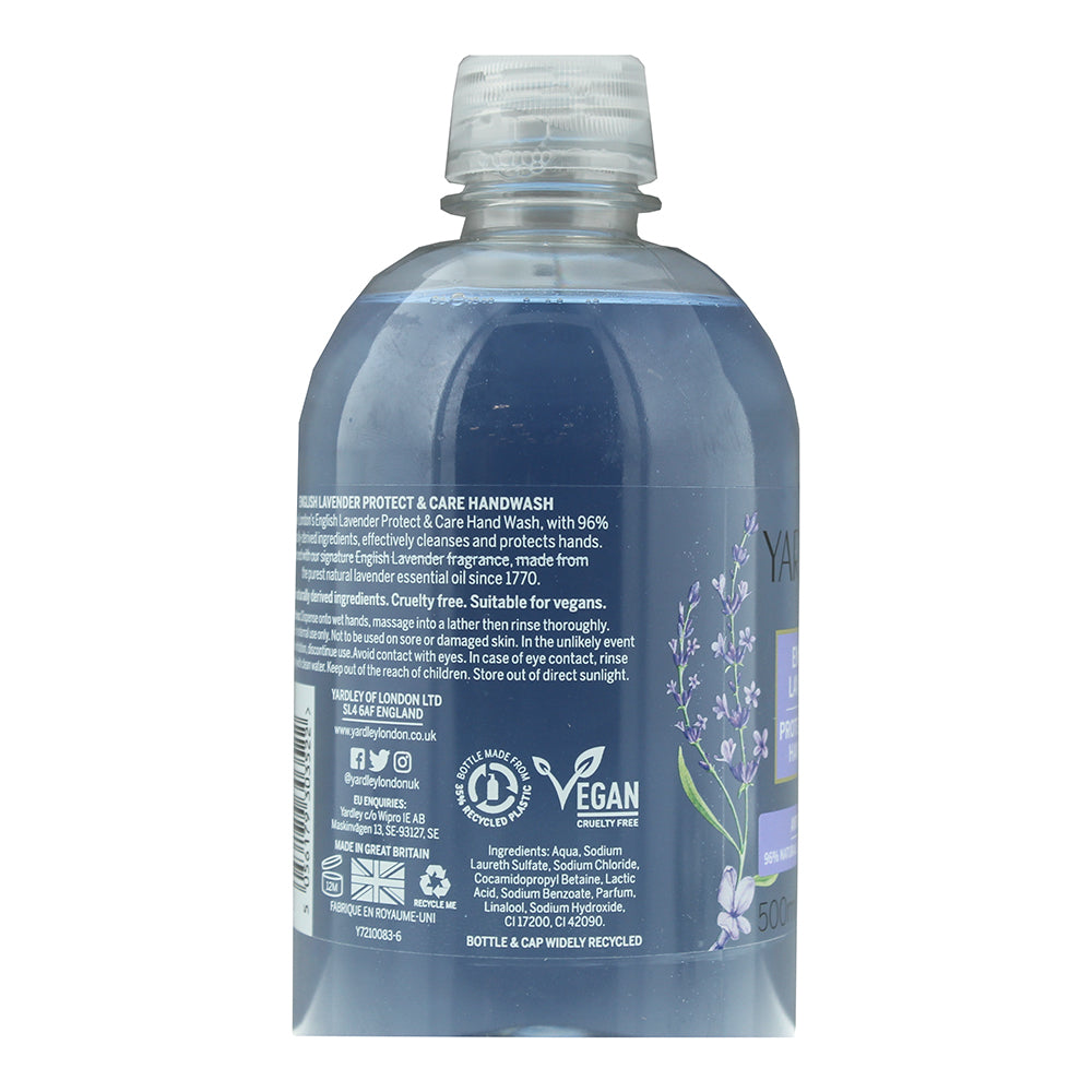 Yardley English Lavender Antibacterial Hand Wash 500ml
