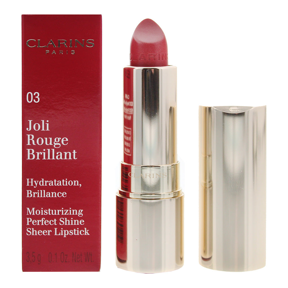 Clarins Joli Rouge Brilliant Lipstick 03 Guava  3.5g