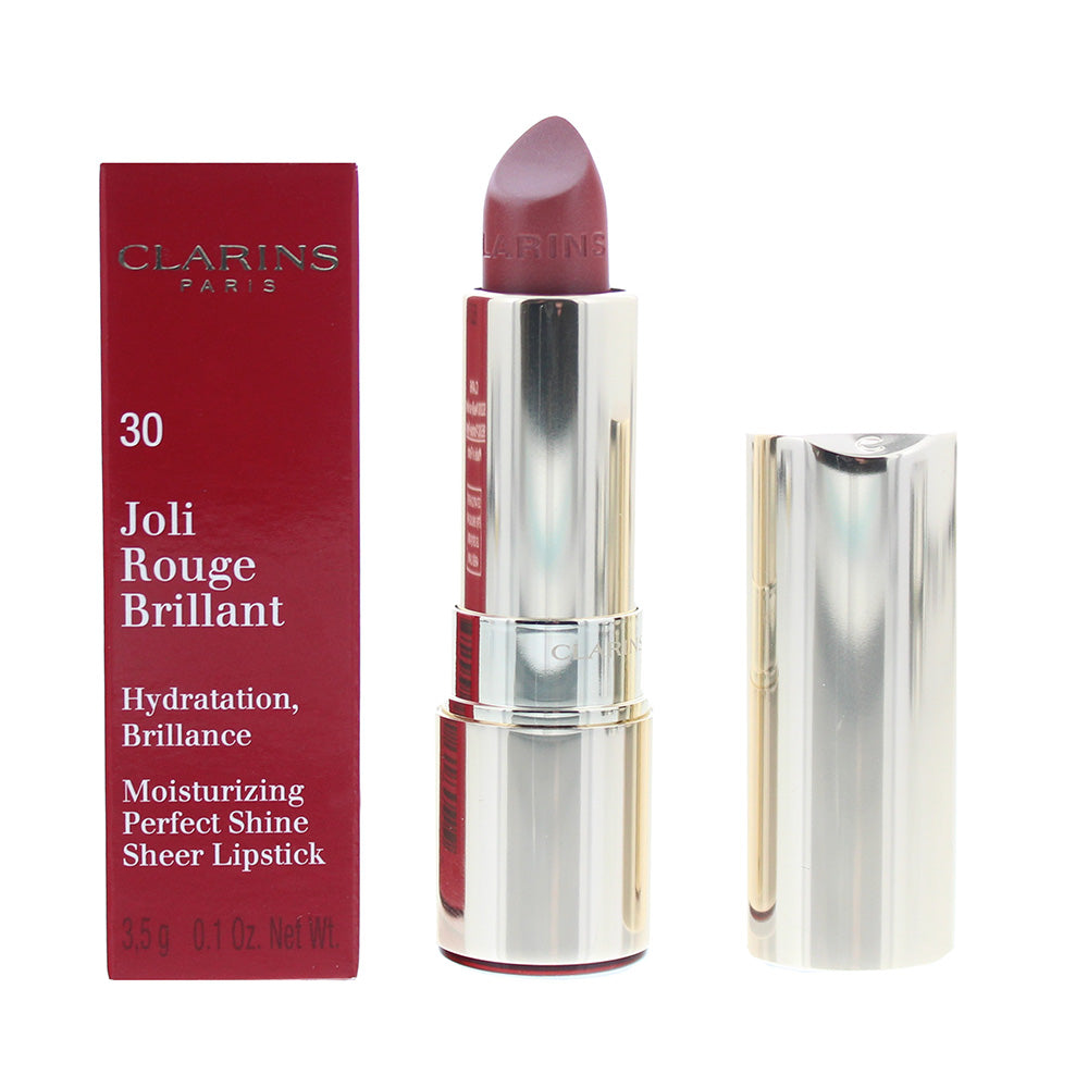 Clarins Joli Rouge Brilliant Lipstick 30 Soft Berry 3.5g