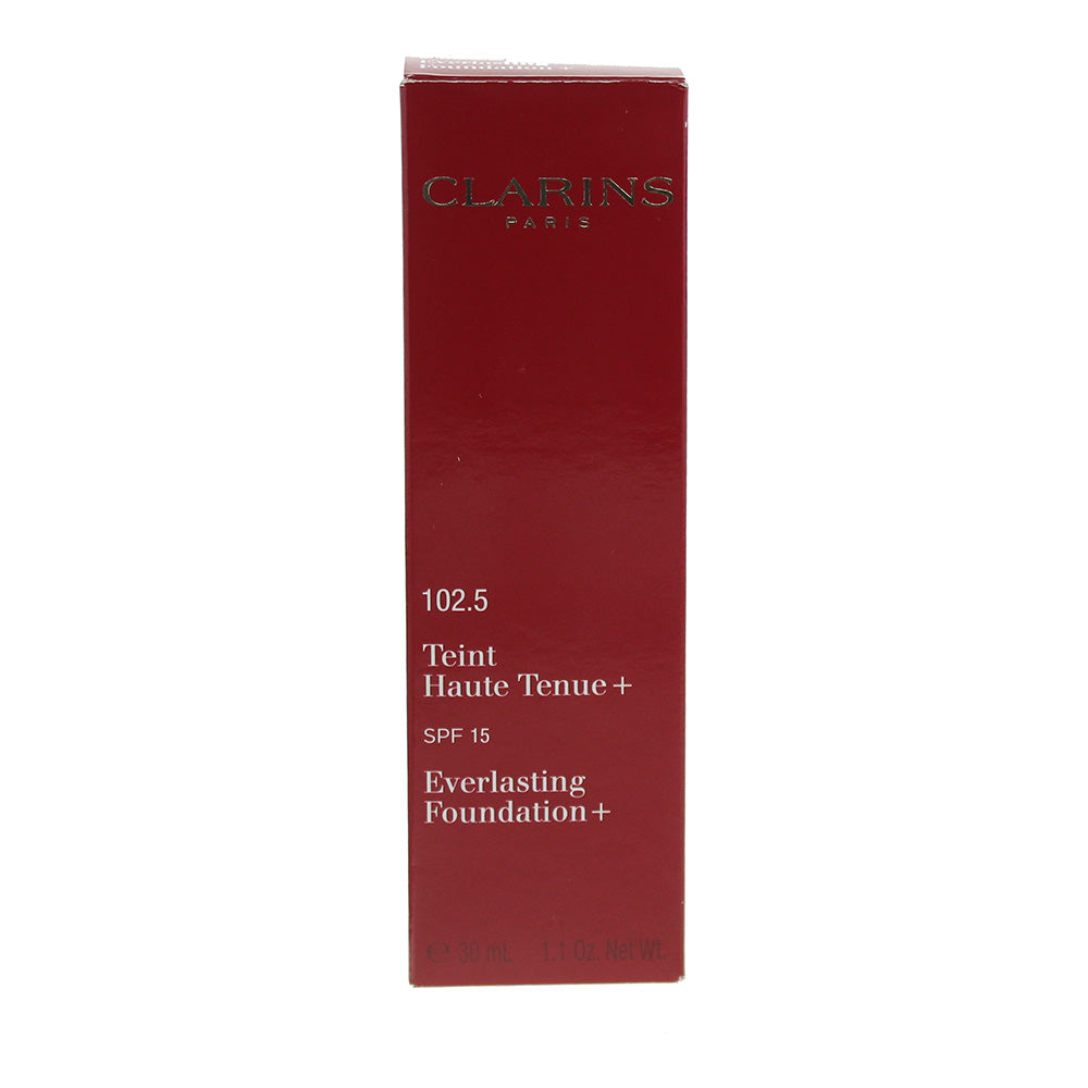 Clarins Everlasting Spf 15 102.5 Porcelain Foundation 30ml - Box