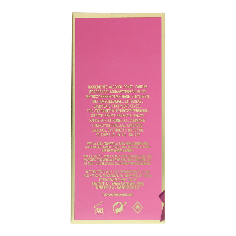 Juicy Couture Viva La Juicy Pink Couture Eau de Parfum 30ml - Ingredients