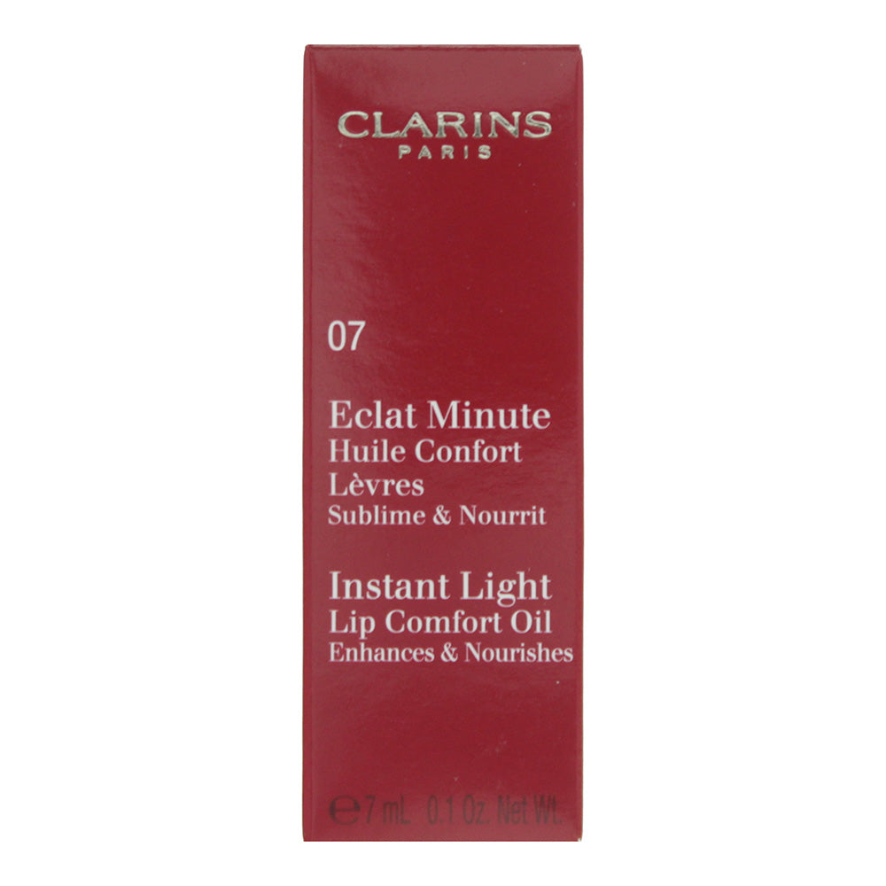 Clarins Instant Light 07 Honey Glam Lip Oil 7ml - Box