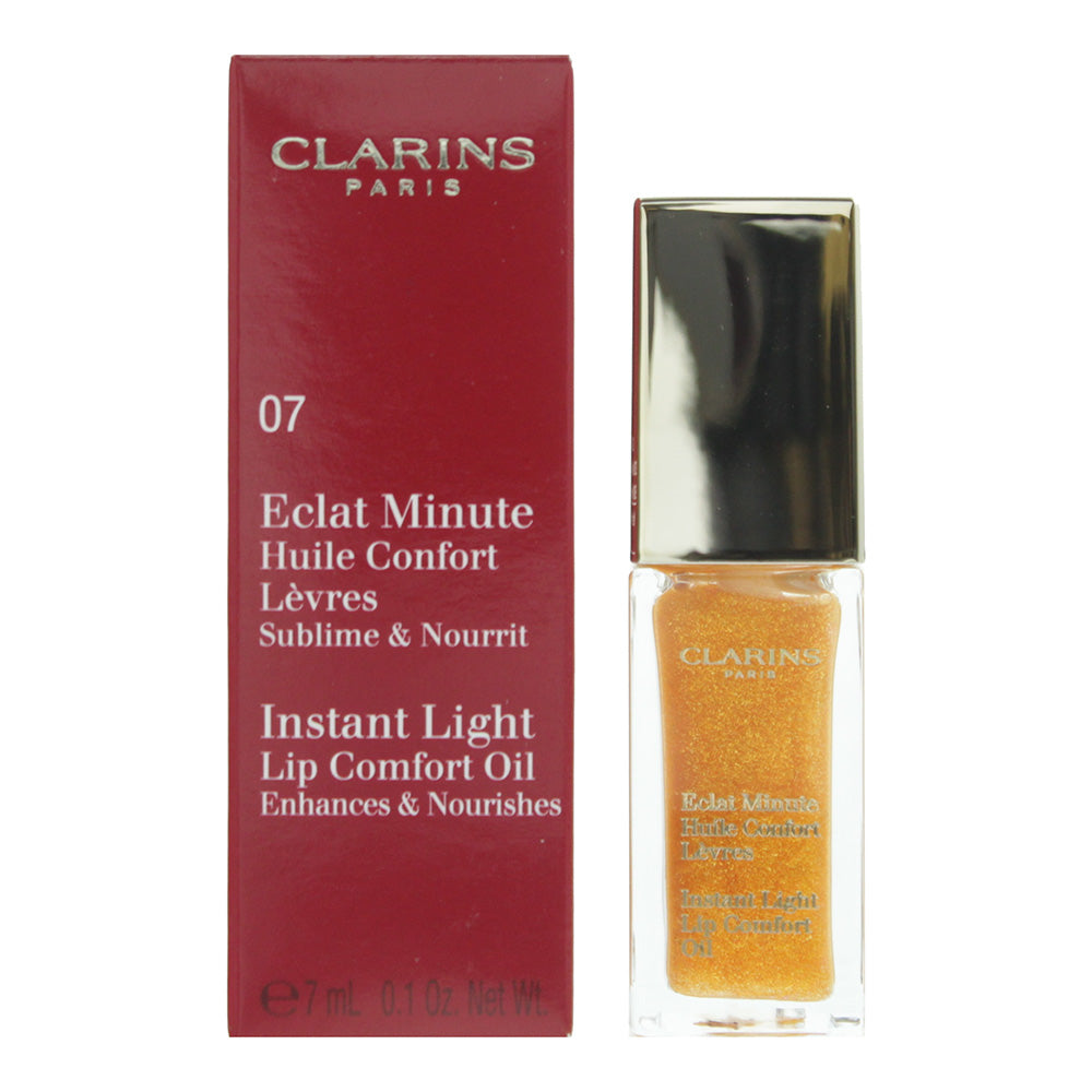 Clarins Instant Light 07 Honey Glam Lip Oil 7ml