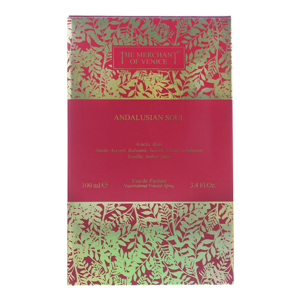 The Merchant of Venice Andalusian Soul Eau de Parfum 100ml - Box