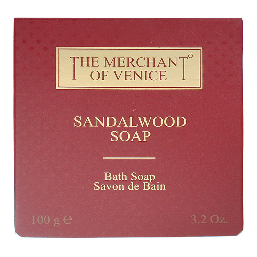The Merchant of Venice Sandalwood Soap 100g - Box