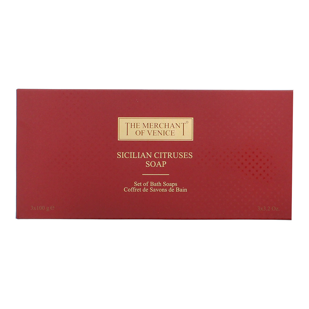 The Merchant of Venice Sicilian Citruses Soap 3 x 100g - Box
